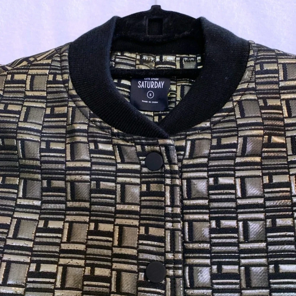 Kate Spade Saturday Baroque Bomber Jacket